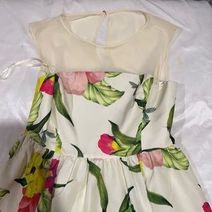 Floral ted baker dress size:5